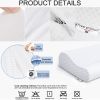 Power of Nature Slow Rebound Memory Foam Pillow Large White--YS