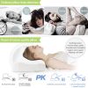 Power of Nature Slow Rebound Memory Foam Pillow Large White--YS