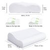 Power of Nature Slow Rebound Memory Foam Pillow Large White--YS