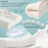 Power of Nature Slow Rebound Memory Foam Pillow Large White--YS