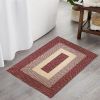 Area Rug Hand Woven Premium Cotton Material Eco Friendly Braid Craft Beautiful Carpet Non-Slip Durable Comfortable for Living Room Bedroom Home Decora