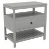 Modern Wooden Nightstand with Drawers Storage for Living Room/Bedroom