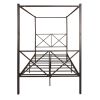 Metal Canopy Bed Frame Platform Bed Frame Queen